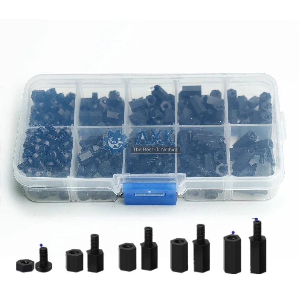 Axk 300Pcs M3 Nylon…