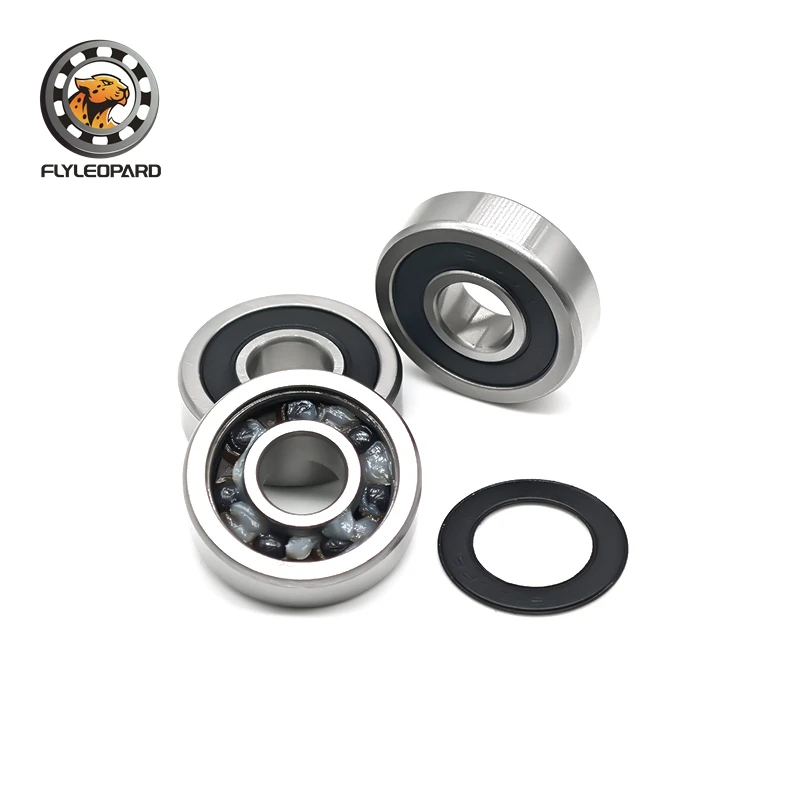 1Pcs Hybrid Ceramic Bearing 16100-2RS 10x28x8 MM ABEC-9 Silicon Nitride Balls 16100 RS MR16100 for Bicycle Hub Bottom Bracket