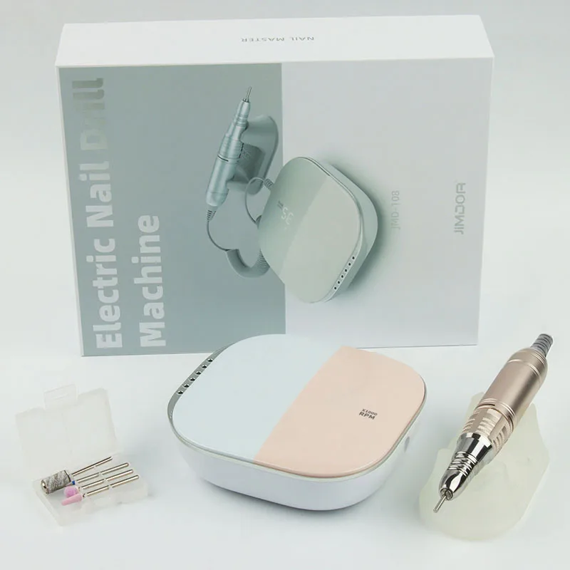 Hoge kwaliteit elektrische nagelboormachine 35000 RPM elektrische vijl HD-display Metalen manicurepen Professionele nageldraaibank Schuurmachine
