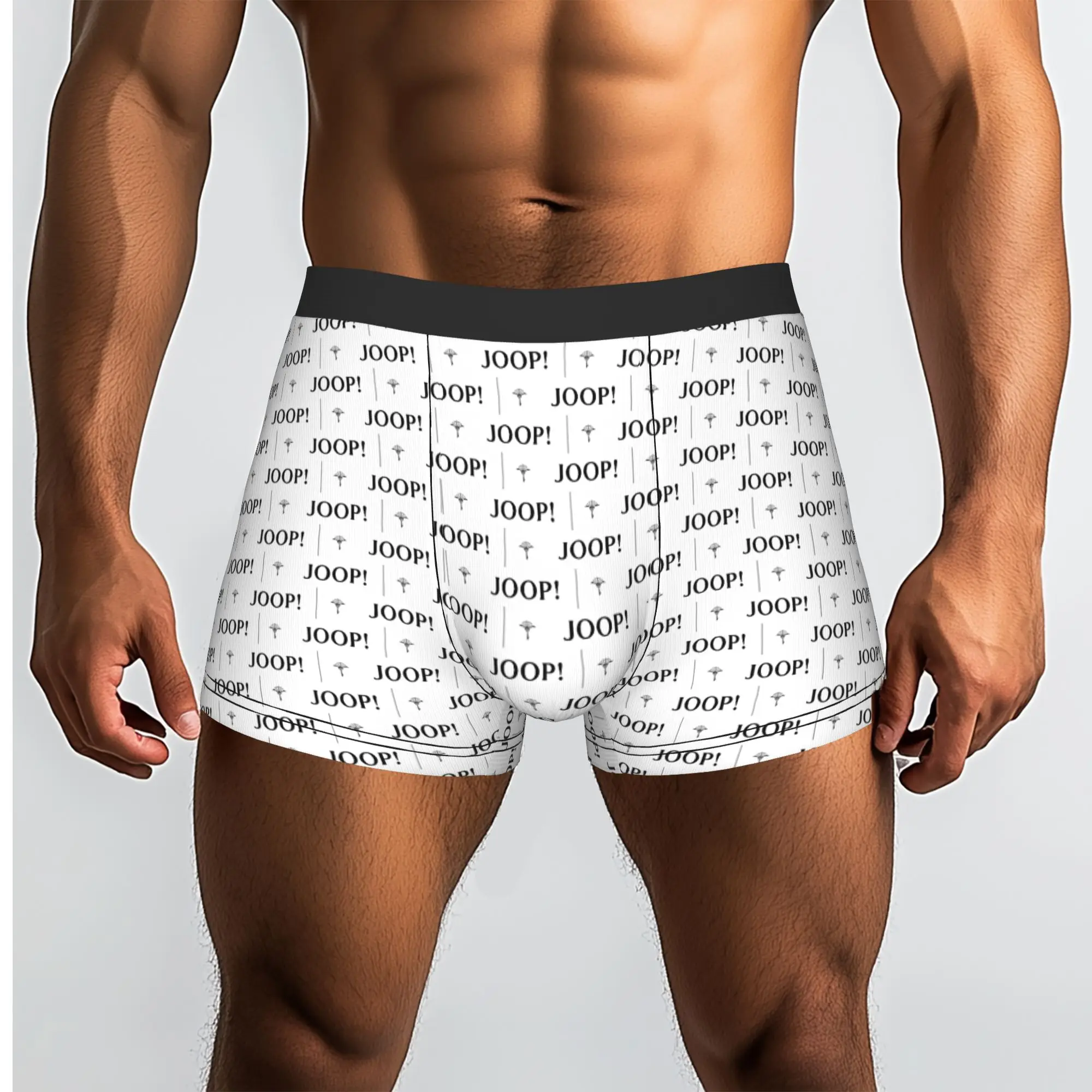 Customized J-joops Underwear Male Printed  Boxer Shorts Panties Briefs Breathable Underpants