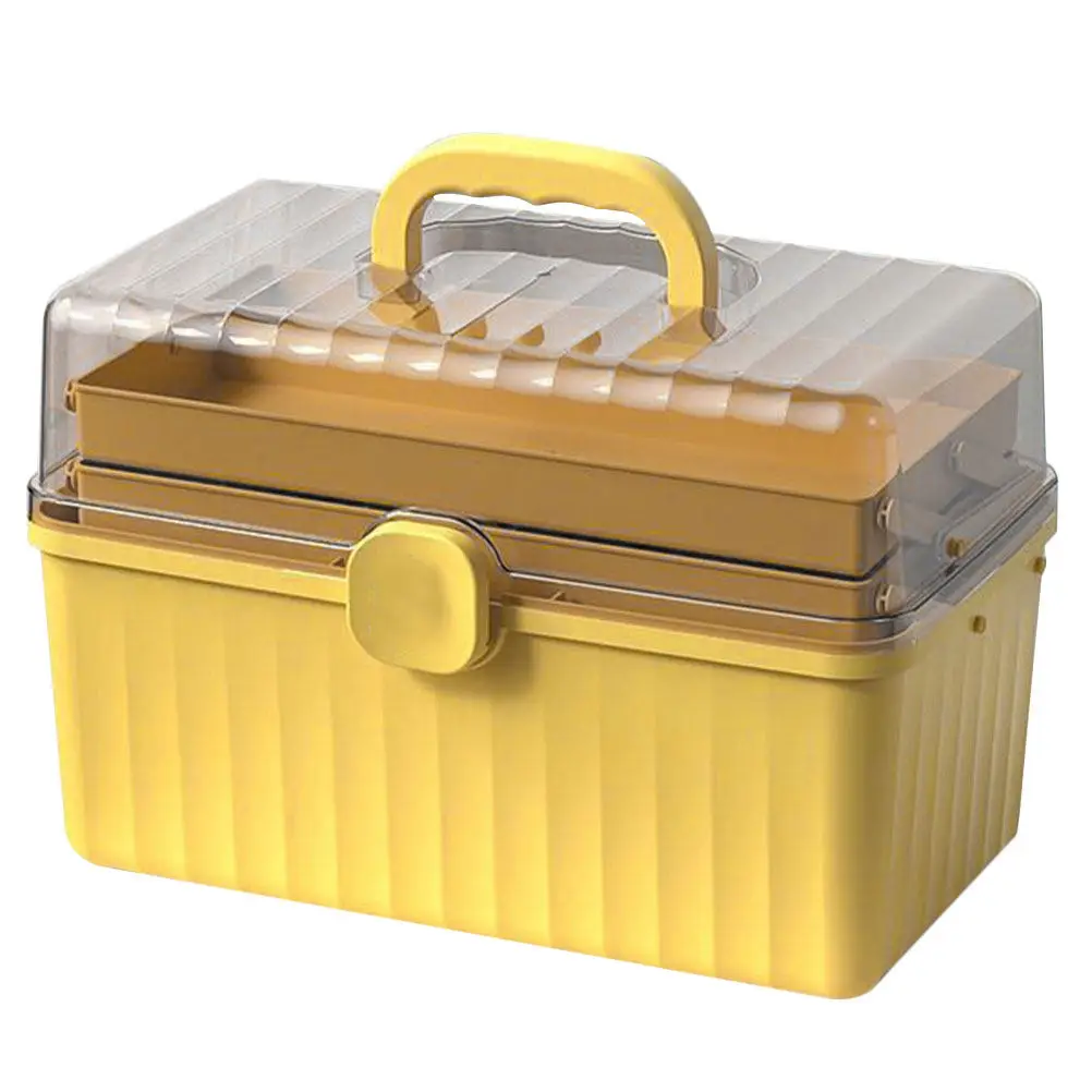 plastic-first-aid-storage-box-large-capacity-medicine-organizer-portable-emergency-medicine-case-handle-household-multi-layer