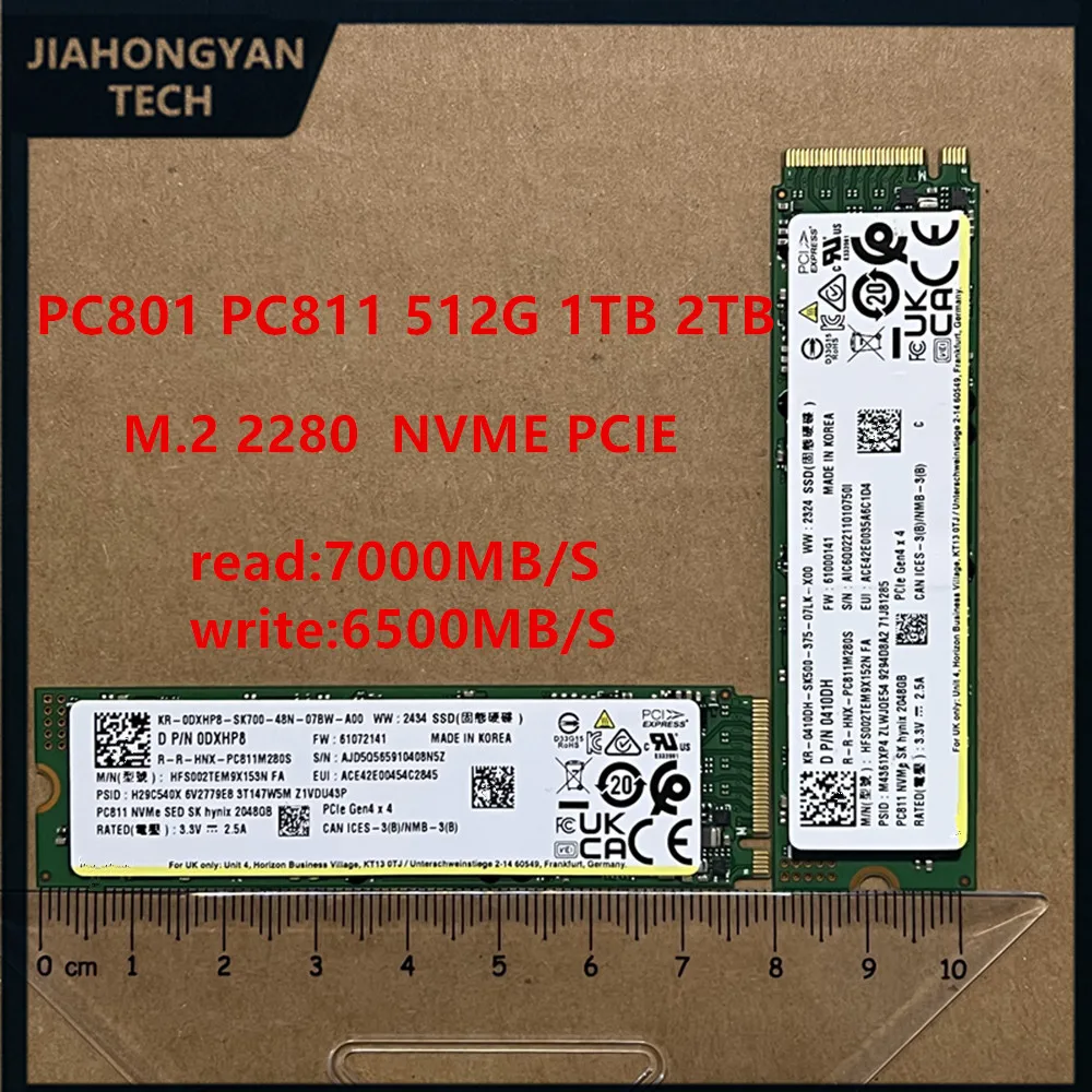NEW SSD PC811 PC801 1TB 2TB 512G PCIe 4.0 X4 2280 M.2 NVMe solid