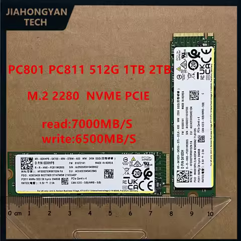 NEW SSD PC811 PC801 1TB 2TB 512G PCIe 4.0 X4 2280 M.2 NVMe solid-state drive laptop desktop computer PS5 original For Hynix