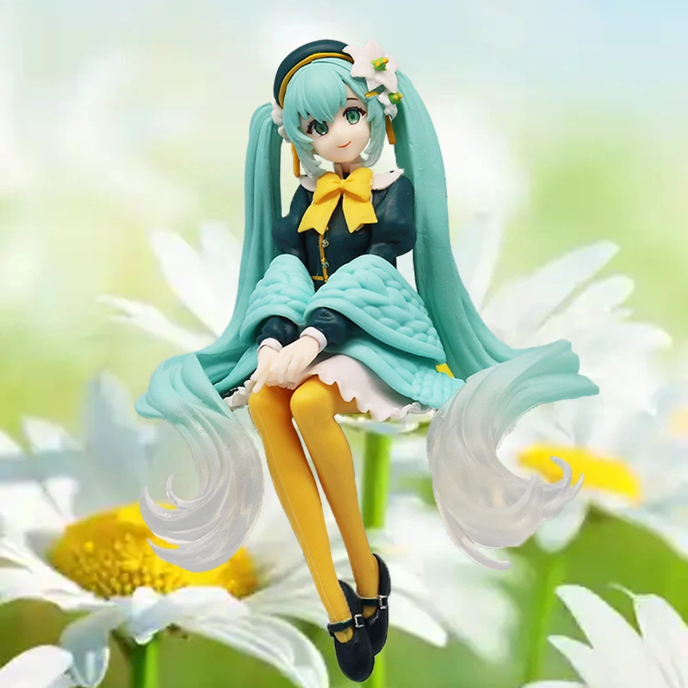 初音ミク花の妖精リリーヌードルストーパーアニメアクションフィギュアおもちゃ 14 センチメートル PVC モデルコレクター子供の誕生日ギフト