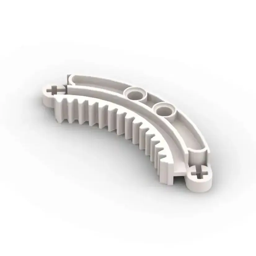 MOC 1PCS Replaceable 78442 6x6 Bricks Curved Gear Rack Building Block High-Tech Fascinating Toys Adults Kids Special Day Gift