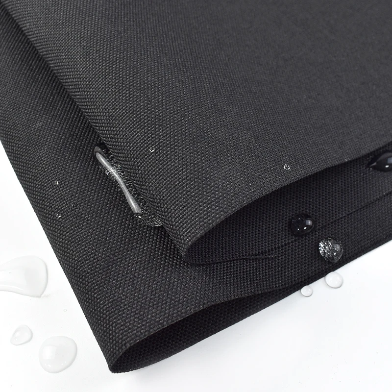 100/200x150cm Meetee 1000D Oxford Waterproof Fabrics 0.7mm Thick Black Cloth Outdoor Luggage Tent Fabric DIY Sewing Accessories