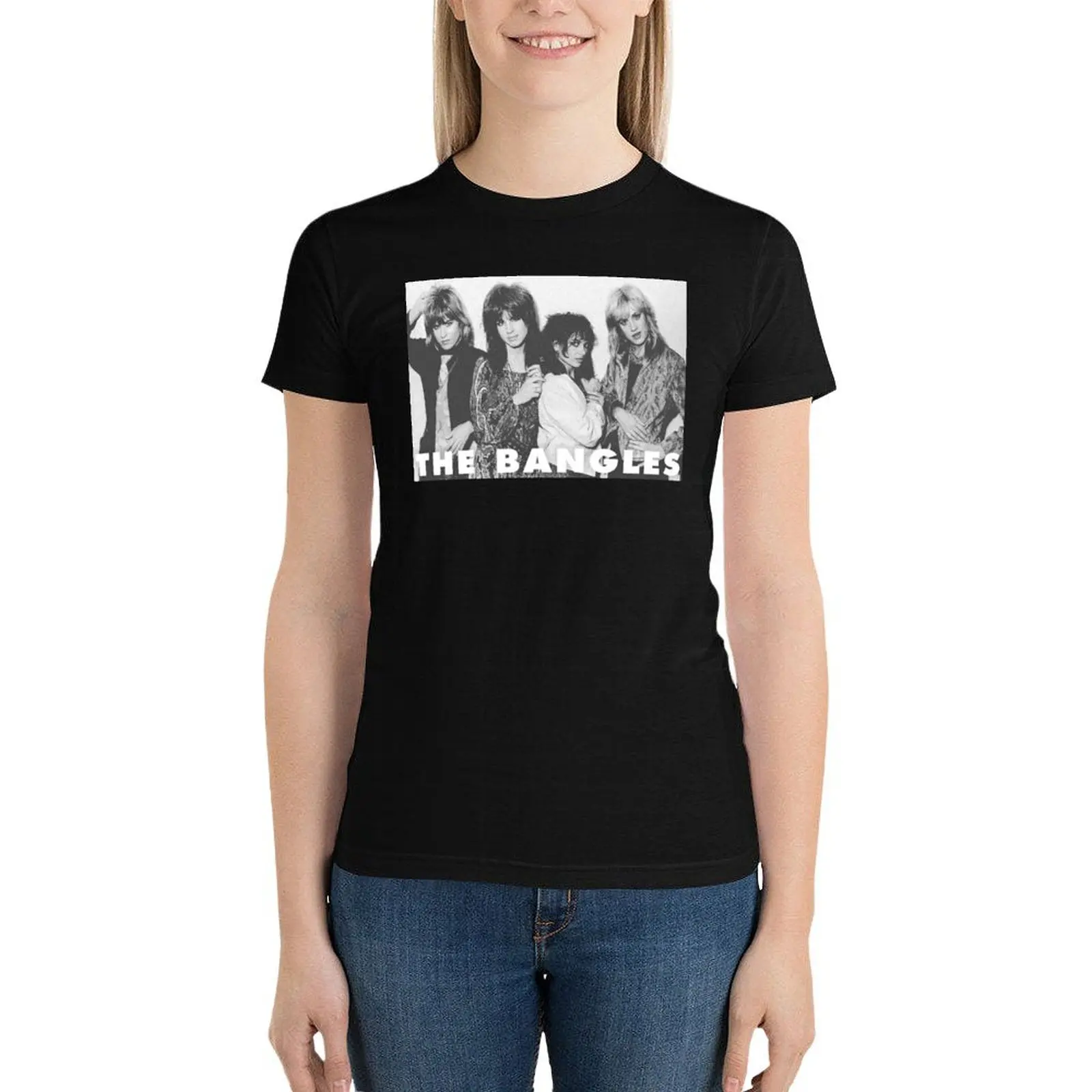 

The Bangles // Retro T-Shirt shirts graphic tees summer top Aesthetic clothing tshirts for Women