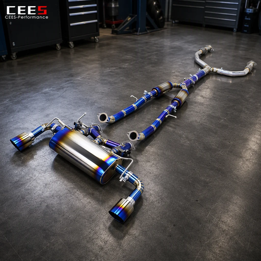 CEES Valved Exhaust Catback System for Infiniti G37 3.7L 2010-2021 Exhaust Pipe Muffler With Remote Controller