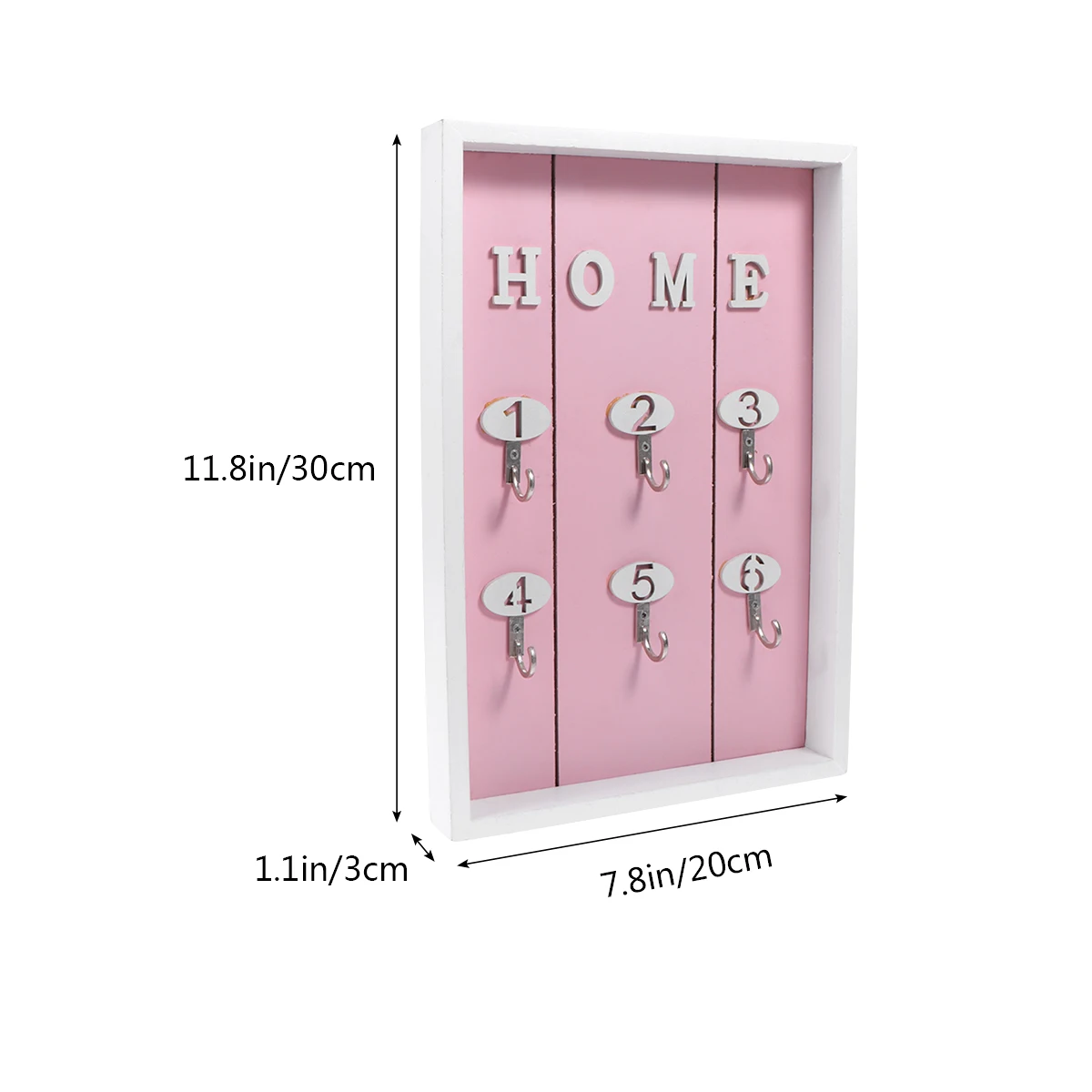 

Wooden Mounted Home Office Entryway Kitchen Bedroom Key Decorative Key Hook Hook Hallway Storage Solution