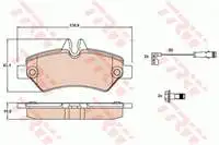 GDB2076 brake pad rear CRAFTER 2.5TDI 2.5TDI (04 / 06) VOLT SPRINTER