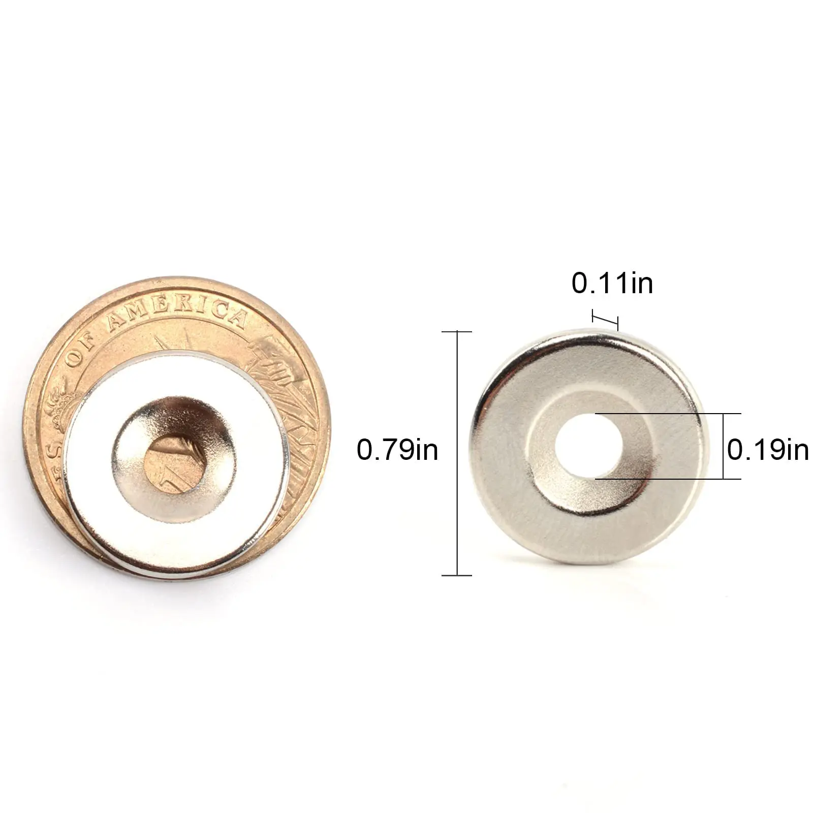 5-20 Pcs 20x3-5mm Neodymium Magnet Countersunk Hole Round N52 Fridge Magnet Rare Earth Magnet imanes Permanent Magnetic Disc