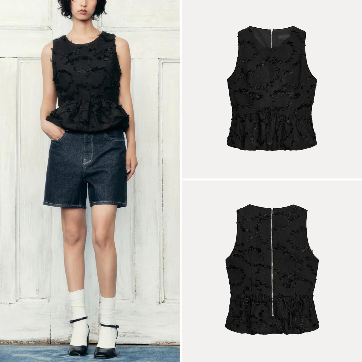 

Faionable Women's ort Skirt Sle Hemline Top 2025 Autumn New Arrival European Sle Z Casual Inner Wear Top