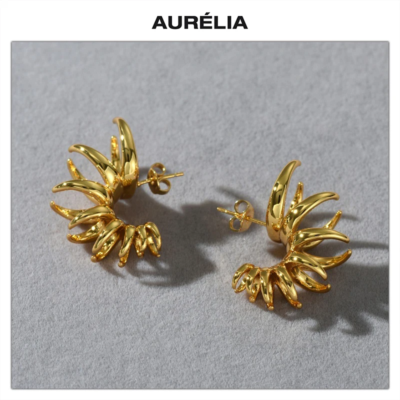 

Европа Америка модные нерегулярные золотые и серебряные дизайнерские серьги женские роскошные вечерние украшения