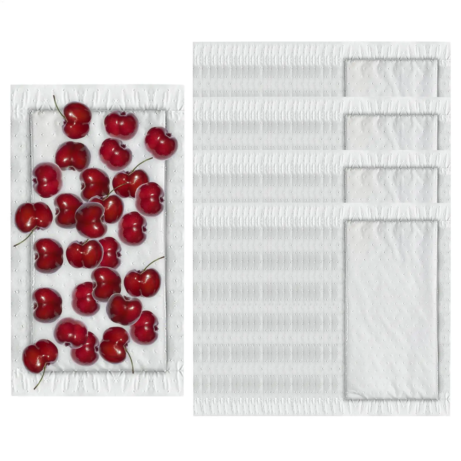 Food Absorbent Pad 100PCS Kitchen Paper Dri Lock 50/80 Grams Hygienic Kitchen Supplies for Keeping Packaging Dry Clean Kitchen