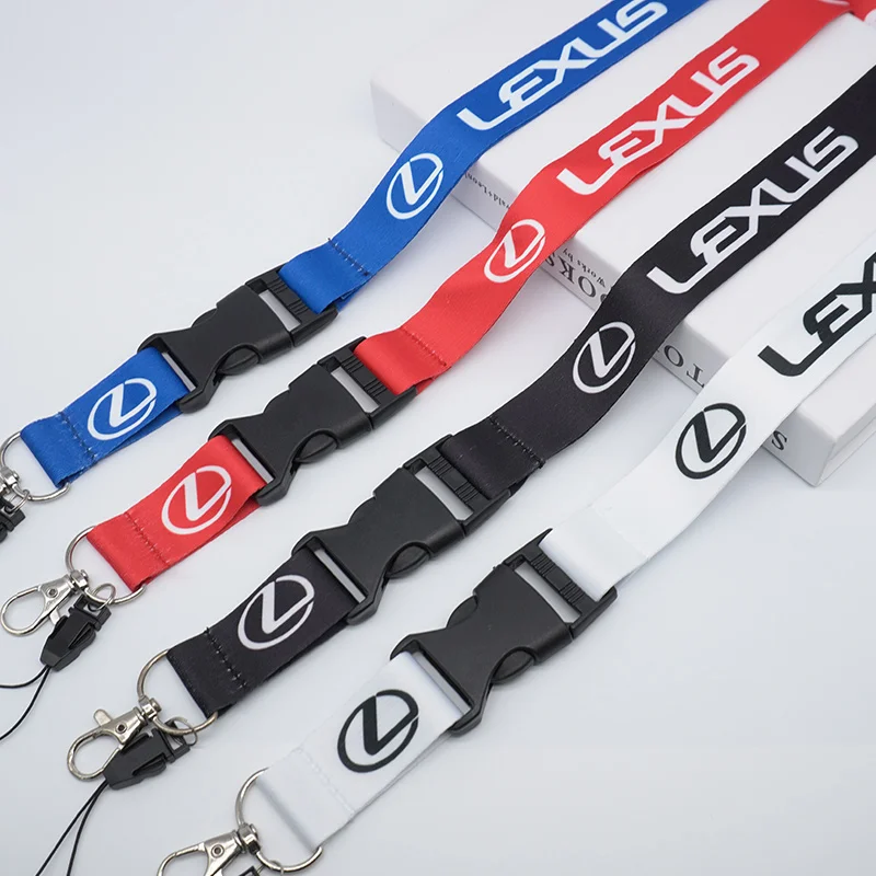 Lexus Neck Strap Lanyard Car Keychain Key Holder For Lexus CT200h ES250 ES300h NX300h RX350 IS250 IS200 GS300 Auto Accessories