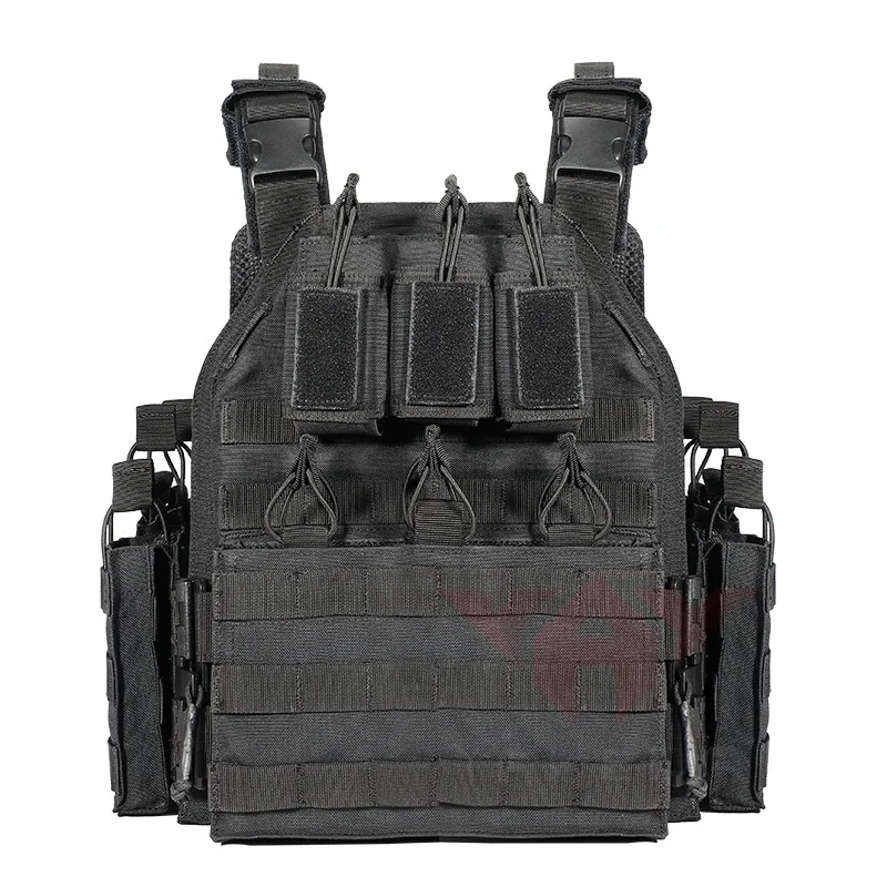 In Stock Plate Carrier Vest Adjustable Modular Molle Body Chaleco Tactico Vest Tactical