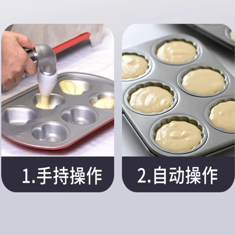 Cream Puff Core Injection Machine Manual Puff Pastry Cream Jam Filling Machine for Cream