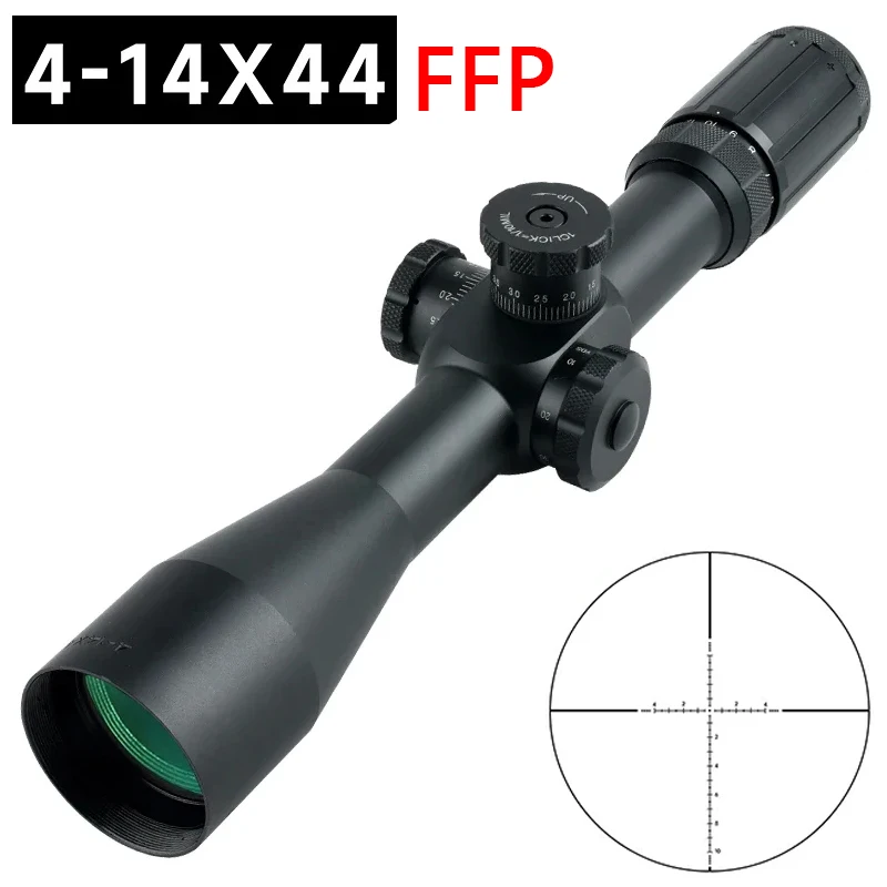 

4-14X44 FFP Sniper Rifle Scope Outdoor Long-range Scope Tactical Cross-Hair Reticle Reflex Optical Sight Hunting Riflescope