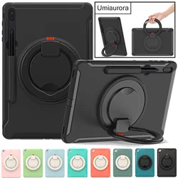 Heavy Duty Stand Armor Cover for Samsung Tab S10 Ultra SM-X920 S7 S8 S9 FE Plus SM-610 SM-X820 X810 X510 Tablet Shockproof Case