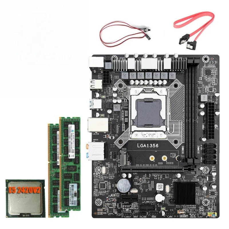 Запчасти для материнской платы X79A LGA1356 Combo Xeon E5 2420V2 CPU 2*4G RAM