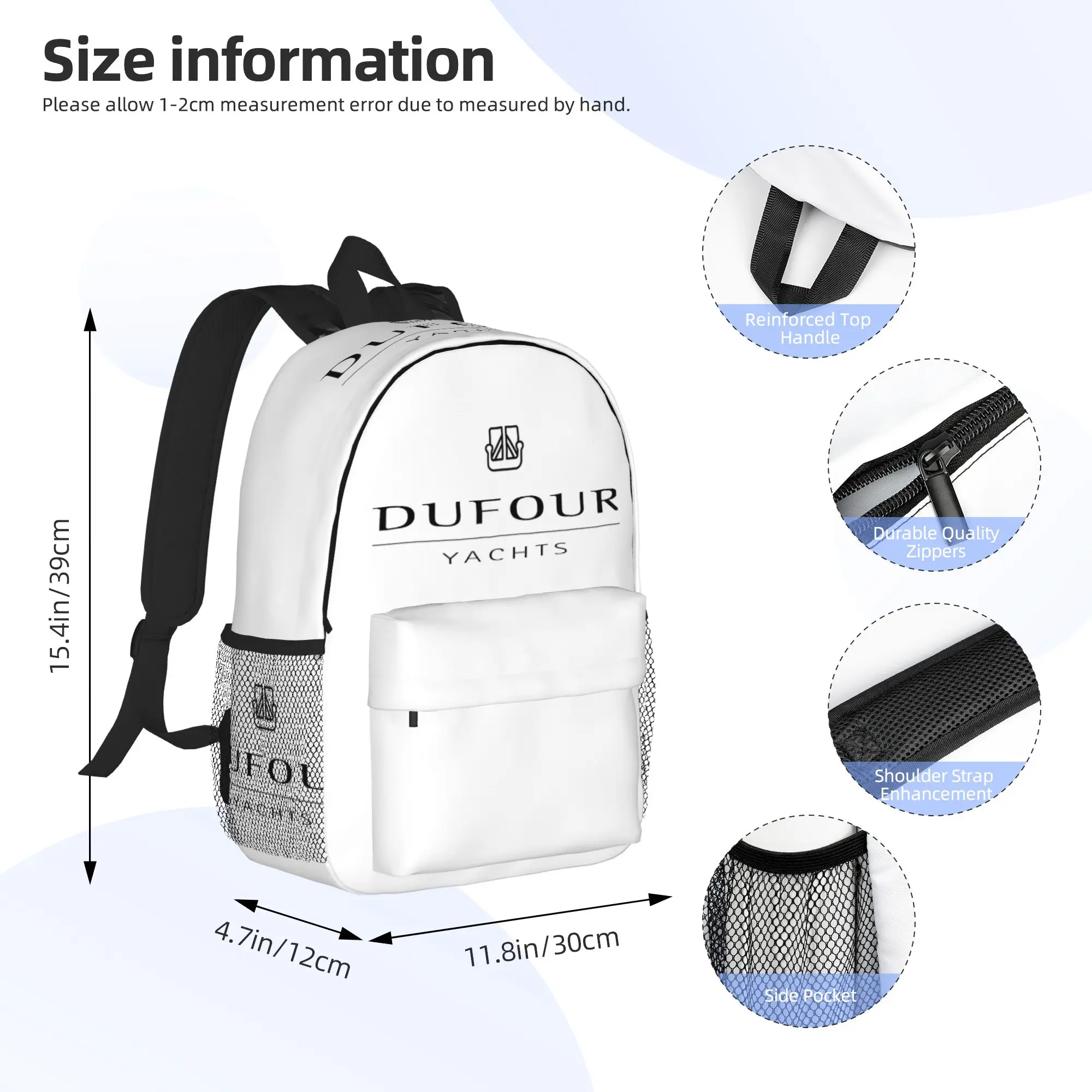 Dufour Yacht Backpack Hot Sale Daypack Large Capacity Boys Girls BookBag Shoulder Bags for Men Women School Bag