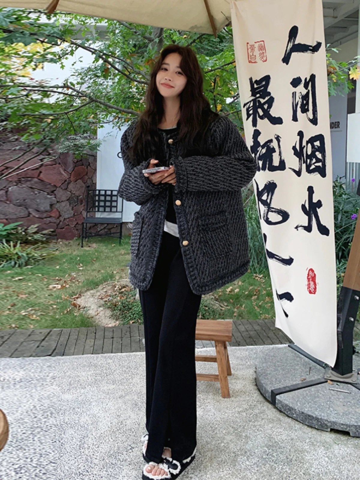 Bla Small Fraance Sle Manteau d'hiver pour femme, nouvelle collection automne-hiver 2025, 90% duvet blanc, doublure intérieure, style coréen, long, manches longues