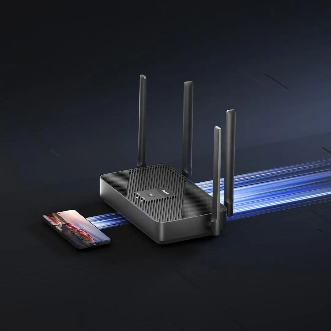 Xiaomi Redmi Router AX1800 Wifi 6 Mesh WIFI Gigabit 2.4G/5.0GHz Dual-Band Wireless Signal Repeater Amplifier High Gain Antenna