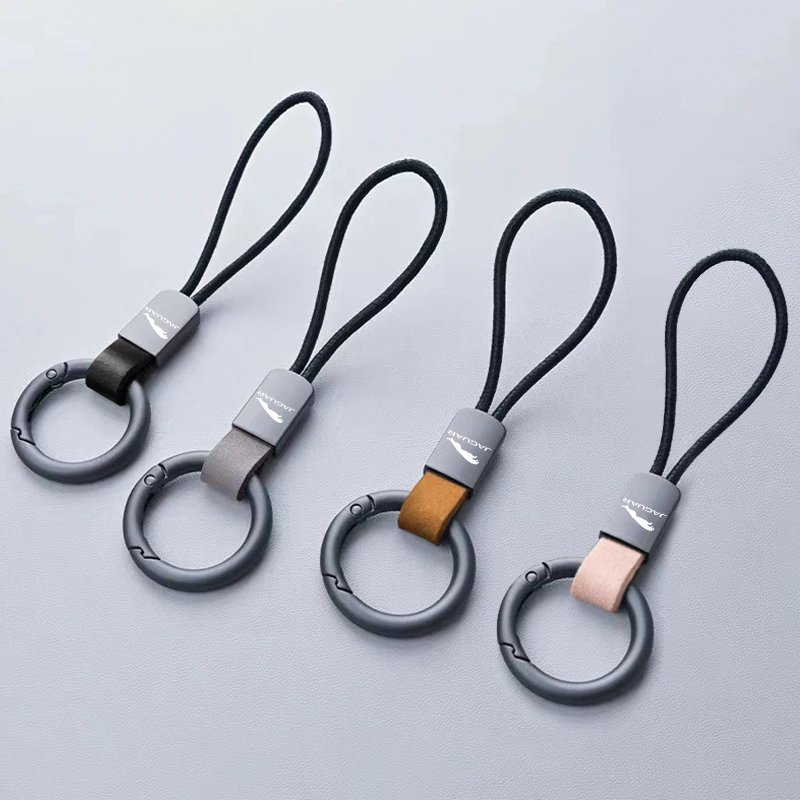 Car Logo Keychain Key Ring Pendant Auto Accessories for Jaguar XFL XEL E-PACE F-PACE F-TYPE XJ I-PACE X-X16 XE XK C-X75X-TYPE view 2