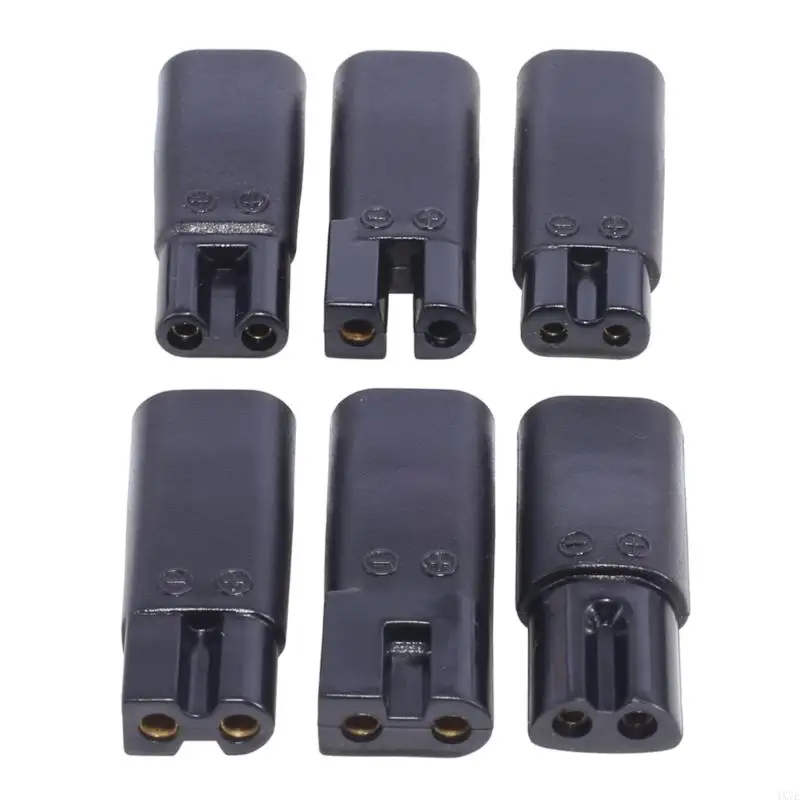 

4X7E Universal 5V USB Type C to 2 Pin Power Plug Connector Charging Adapter for Razor Accessories Portable Converter Plug