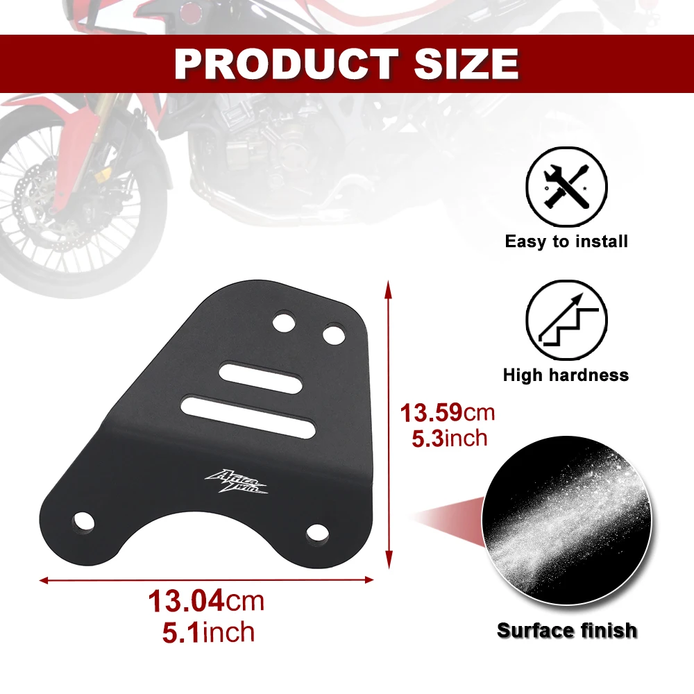 Motorcycle Accessories Brace Peg Support Mounting Bracket Black Fit For Honda Africa Twin CRF1000L CRF 1000L 2016-2017