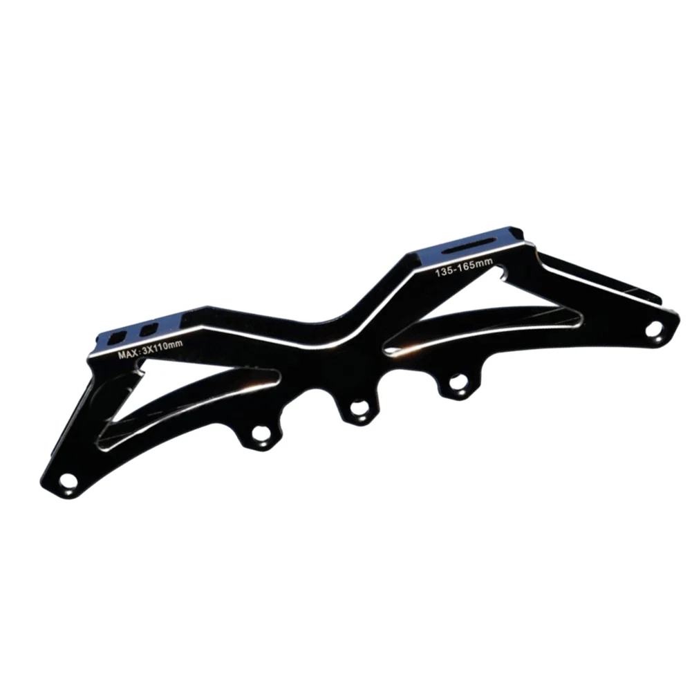 Elevate Your Skating Experience with this Anodized Inline Skate Frame Base Convert Effortlessly between 3 and 4 Wheels