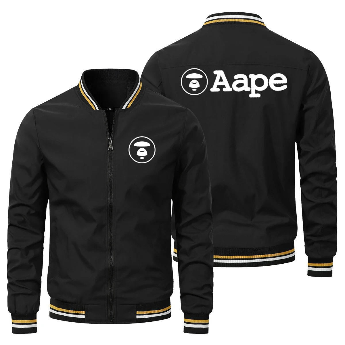 Front & Back Aape Logo Mens Zi - Outdoor Sport Logo recension och pris
