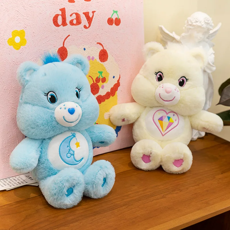

Authentic 33cm Care Bears Kawaii Plush Bear Toys Birthday Cartoon Bear Soft Stuffed Dolls Girl Boys Cute Toys Plush Pillow Gifts