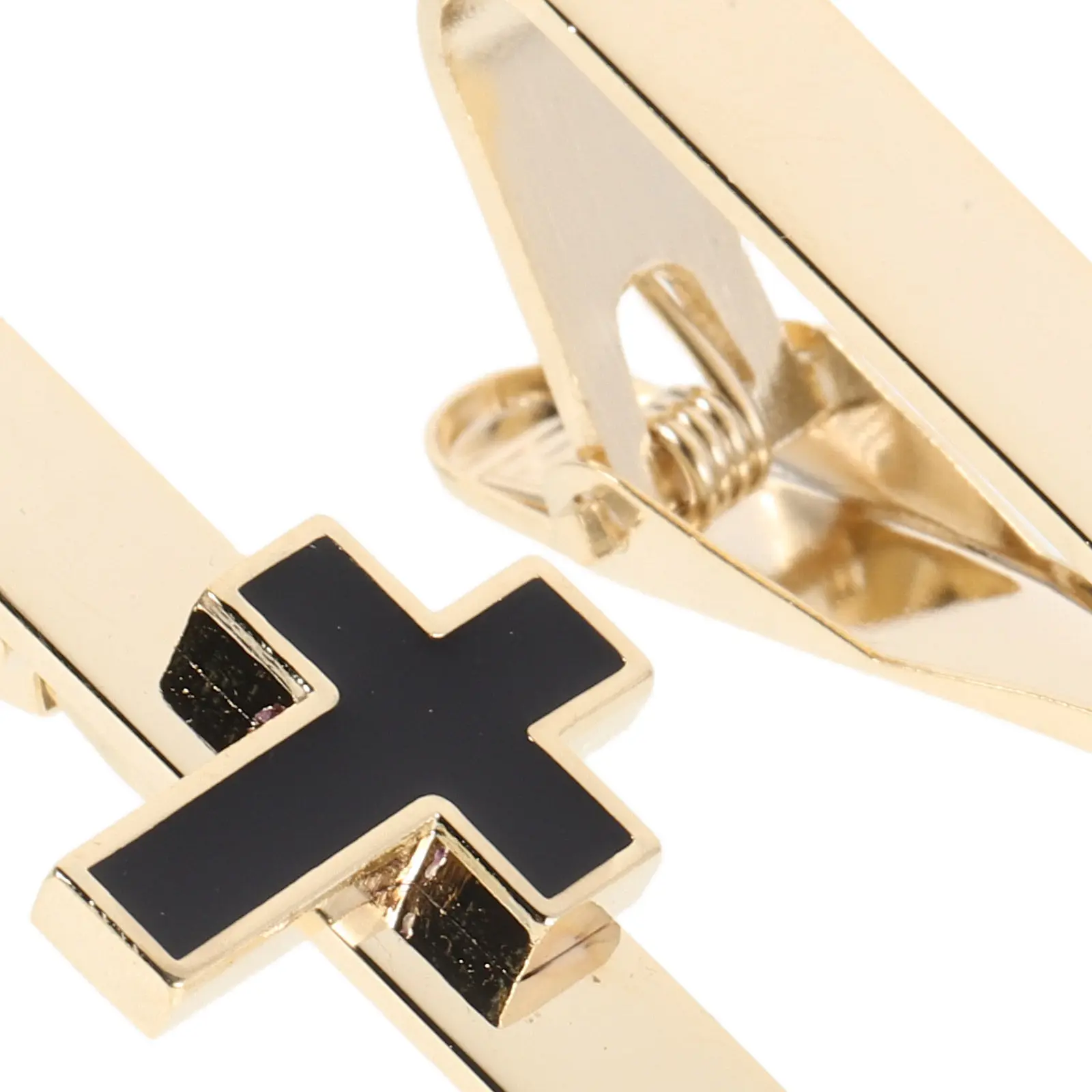 Cross Tie Clip for Men Copper Religious Christian Necktie Bar Formal Wedding Church Business Groomsmen Gift