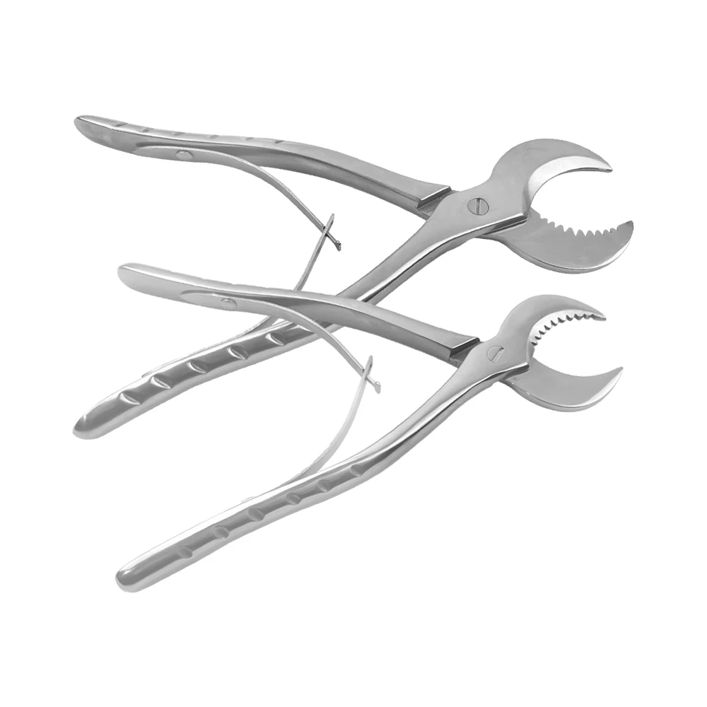 1Pcs Dental Plaster Shears Scissiors Small/Large Stainless Steel Forceps Instrument Gypsum Plaster Pliers Dentistry Material