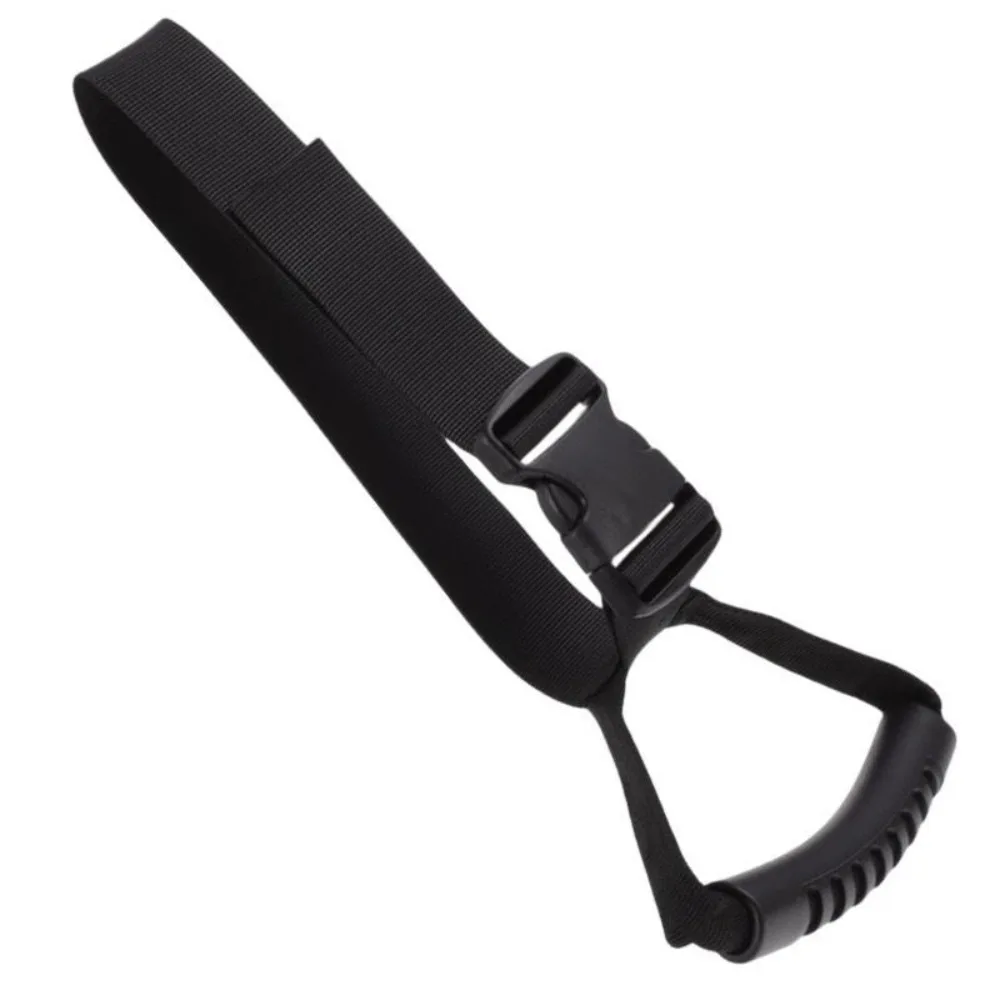 Safety Black Car Door Handle Assist Nylon Adjustable Mobility Aid Secure Buckle Door Assist Handle Disabled
