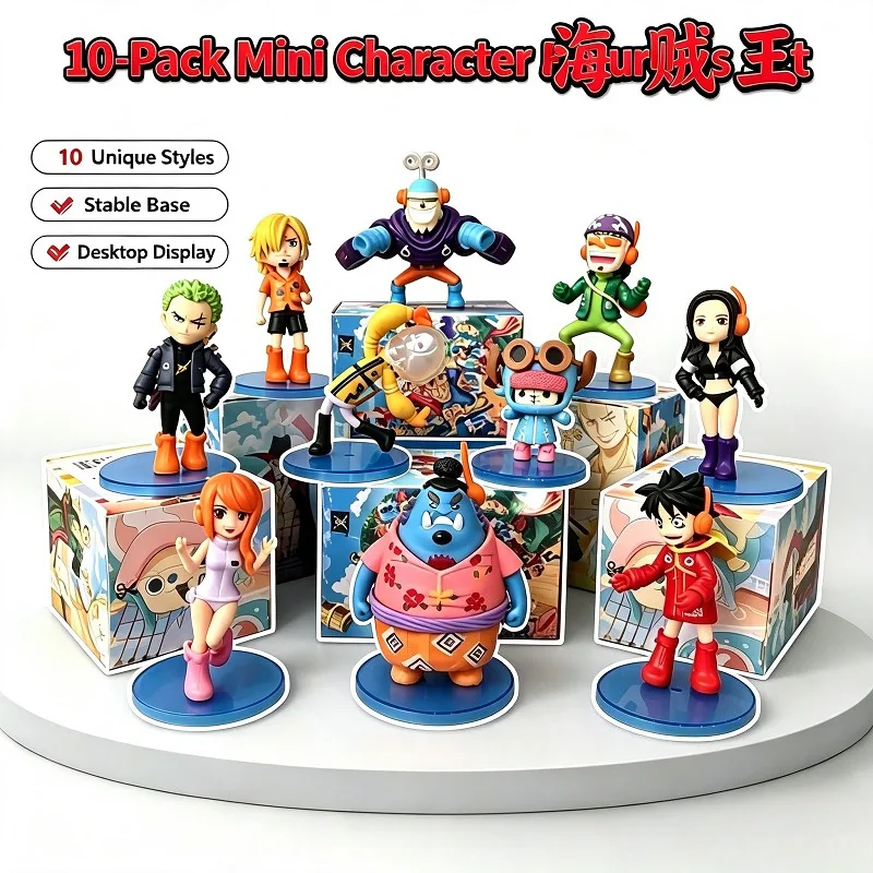 Figura de Colección Hecha a Mano de One Piece, Muñeca Sorpresa, Egghead, Shan Zhi, Sauron, Qiao Ba, Nami, Adornos de Modelo de Animación