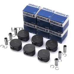 6x Pistons & Rings Set STD A11257506222 A11257506223 For BMW 330i 530i X5 Z4 E46 E53 E60 E85 M54B30 3.0