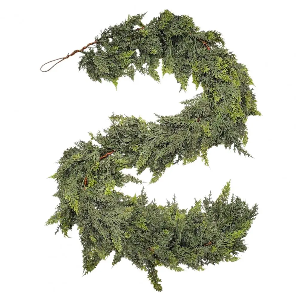 

Artificial Pine Garland Pine Needle Garland Artificial Pine Needle Garland for Indoor Outdoor Christmas Decor Uv for Mantle