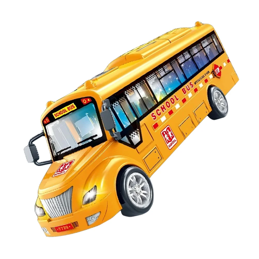 

Children Toy Toddlers Bus Toys Children’s Childrens Kids Small School Cars Sound and Light