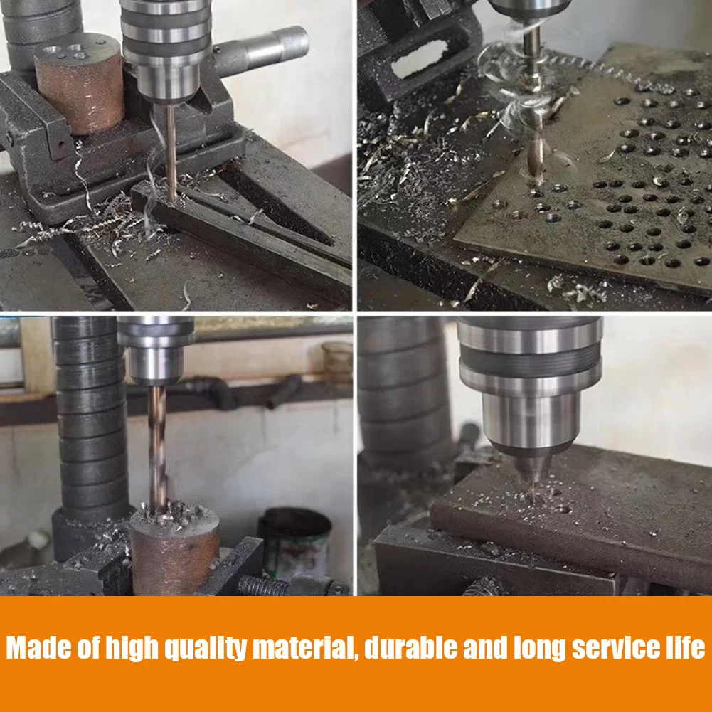 13 قطعة مثقاب ملتوي مصنوع من مادة فولاذية عالية الجودة وعالية السرعة ومتينة وعمر خدمة طويل وسهل النقل #4