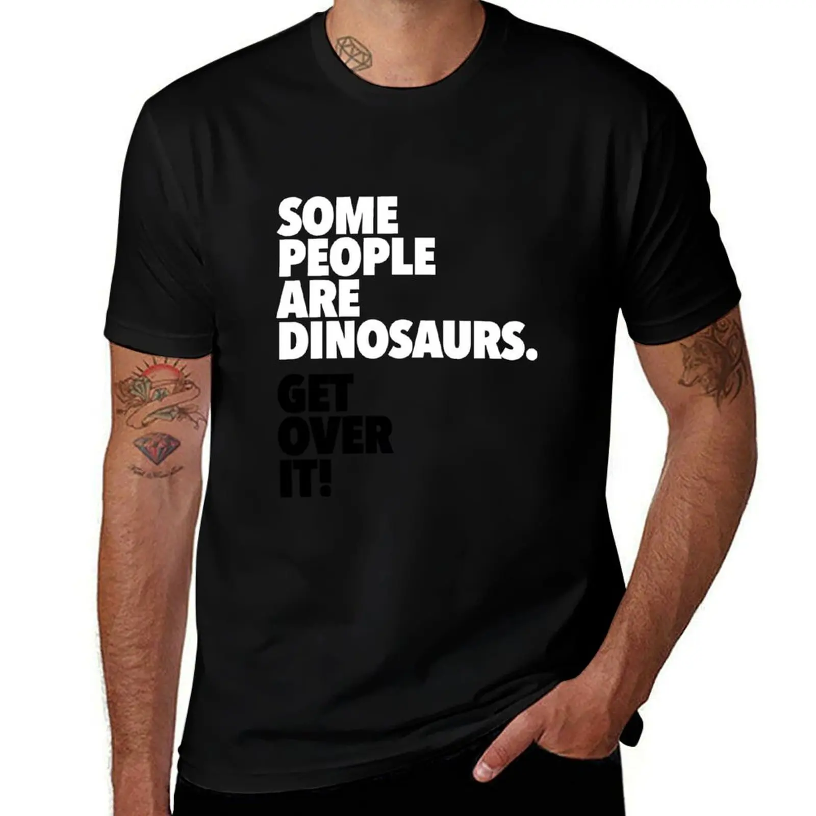 

Get Are heavy man man Dinosaurs T-Shirt People shirt Over casual shirt t t It tshirt Some anime cotton