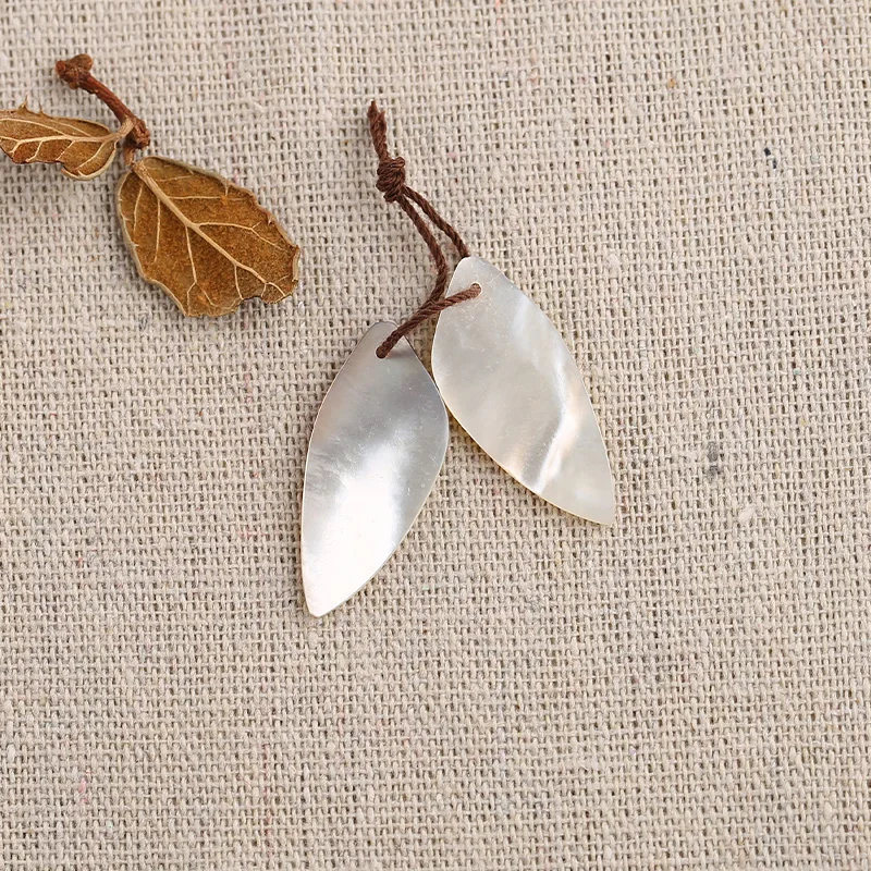 B&F Canadian Ammonite Earring Beads, Handmade Natural stones beads, Polished Stones for jewelry Making Supplies