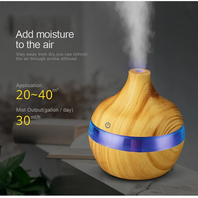 New 300ml Usb Portable Air Humidifier Mini Moisturizer Humidifier For Bedroom Car Home Office