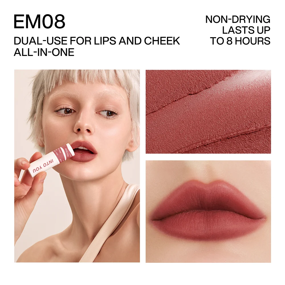 INTO YOU Matte Lipstick, Super Stay Lipstick for Women, Waterproof, Long Lasting Lip Mud, High Impact 27 Colors