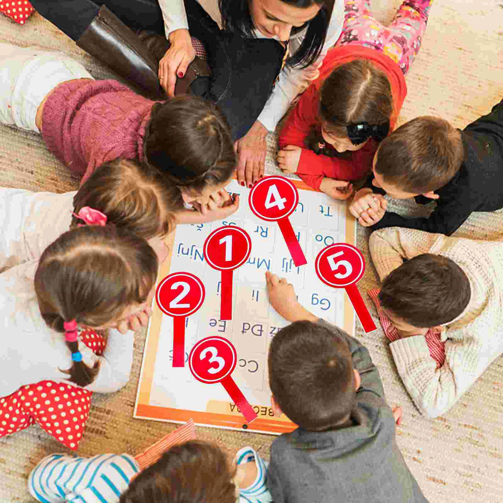 Score Paddles Handheld Number Paddles Score Boards behandeln Score Paddles Sequenz nummer Karte 1-10, brechen Karten erhöhung