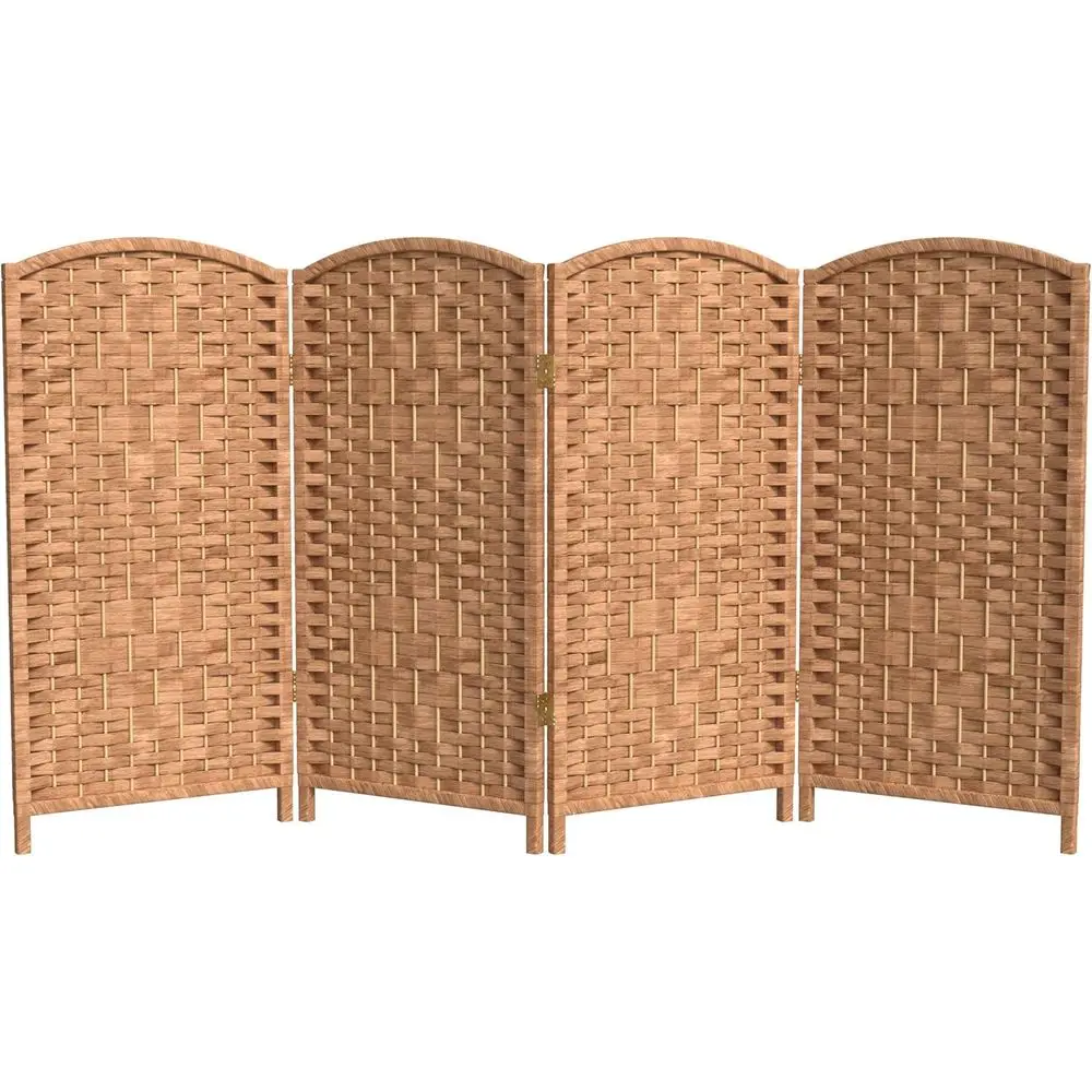 3-Tone Diamond Weave 4-Panel Natural Hairpiece