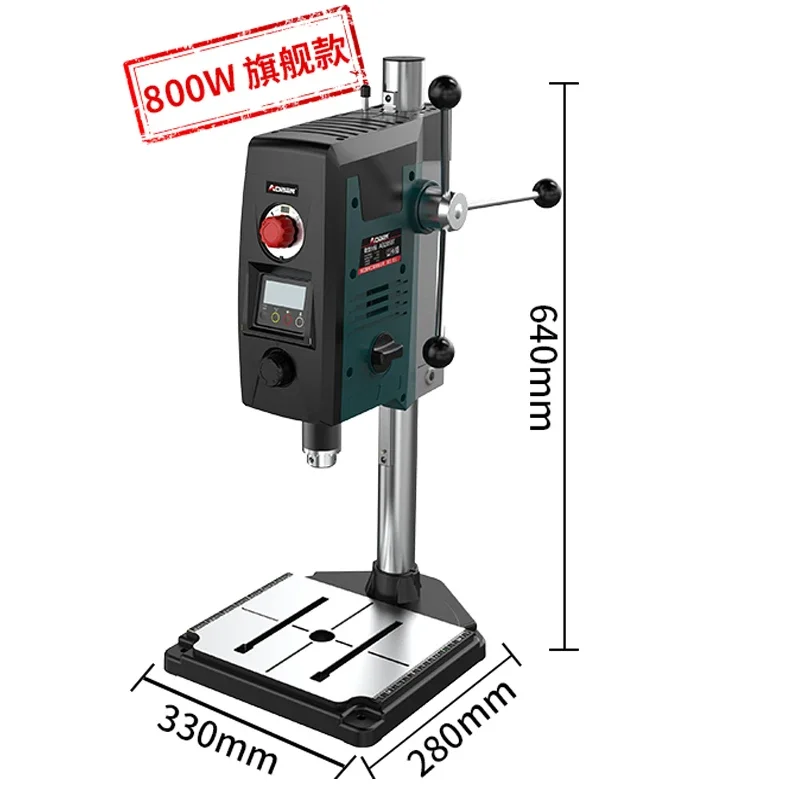 New Electric Drill Rotary Table Drilling Machine Multi-function Bench Drill Small 220v Home Electric Drill Milling Machine