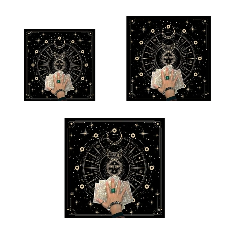 

Скатерть Таро, рунические гадания, крышка стола, астрология, оракулы, коврик для настольной игры, квадратная форма, маятниковый