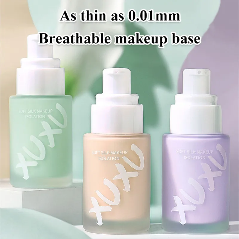 Soft Glow Hydra quench Gesichts creme Make-up Isolator natürliches Finish lang anhaltende klare Haut Make-up Holding Foundation